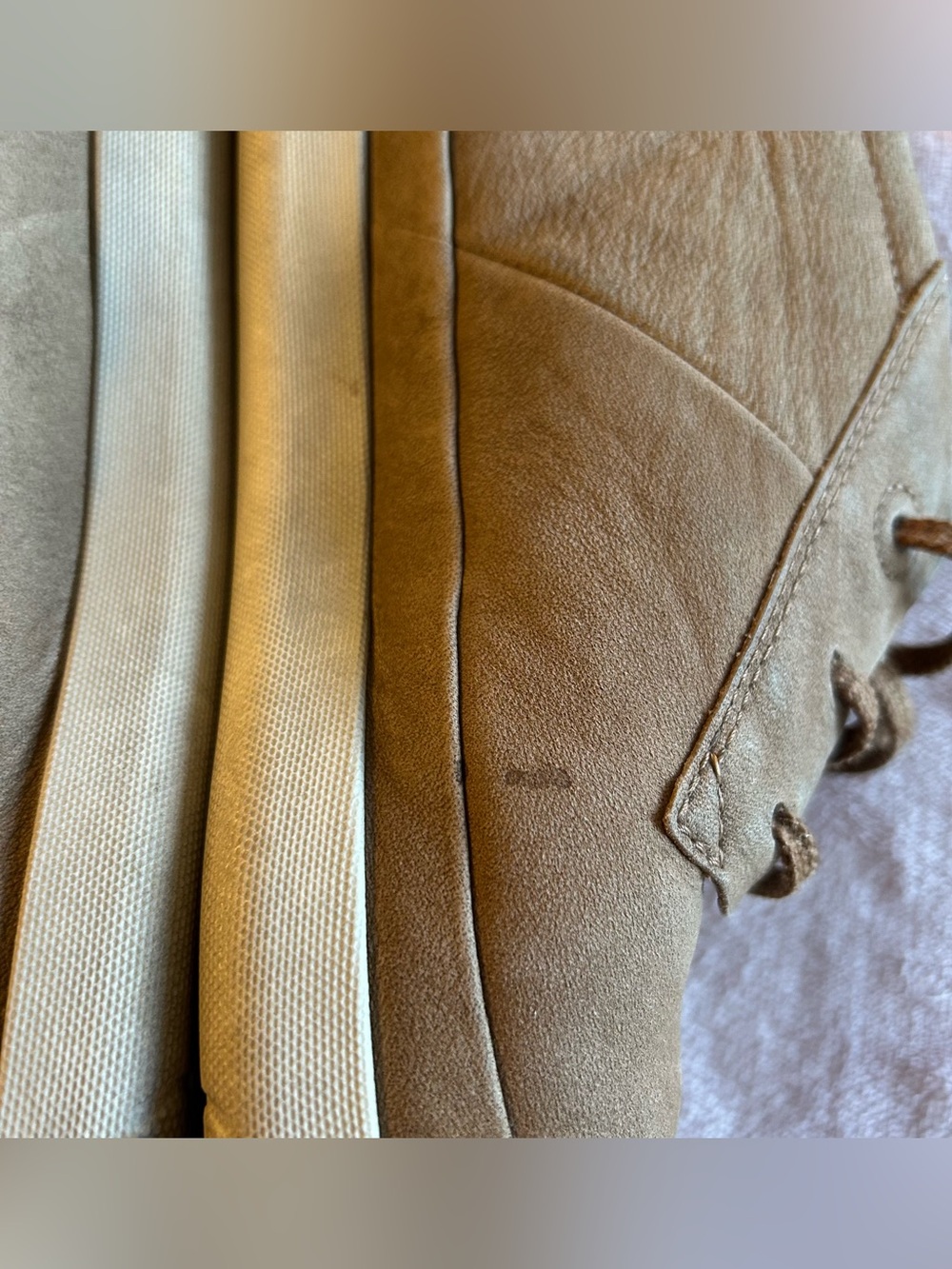 Ecco tan low cut tie leather ankle boots size 40, 9-9.5 casual comfort - Picture 4 of 9